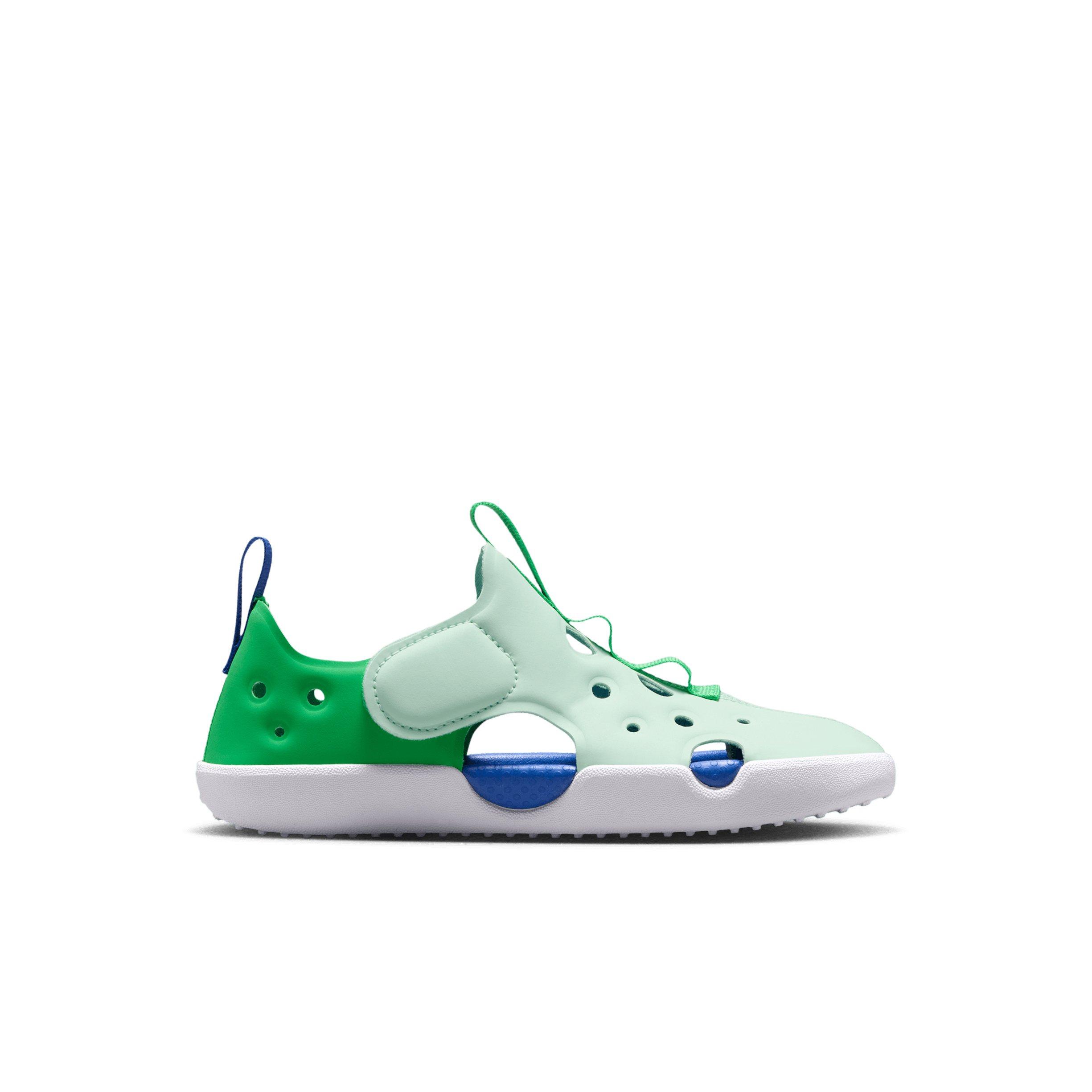 Nike Sunray Protect 4 "Arctic Green/Green Spark/White/Racer Blue" Preschool Boys' Sandal - GREEN/GREEN/WHITE/BLUE